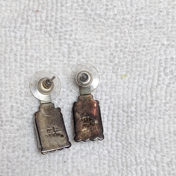 💍Square black earrings - Picture 3 of 4